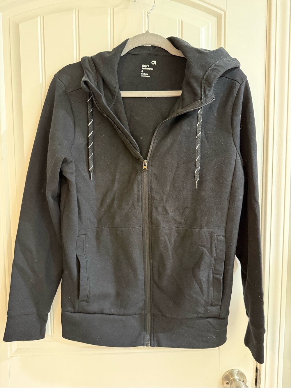 Gap Athletic Black Mens Zip-Up Hoodie Jacket